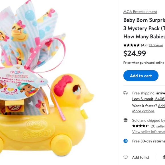 Baby Born Surprise, set of 2 AND box, Series 3, BRAND NEW toy - Picture 12 of 16